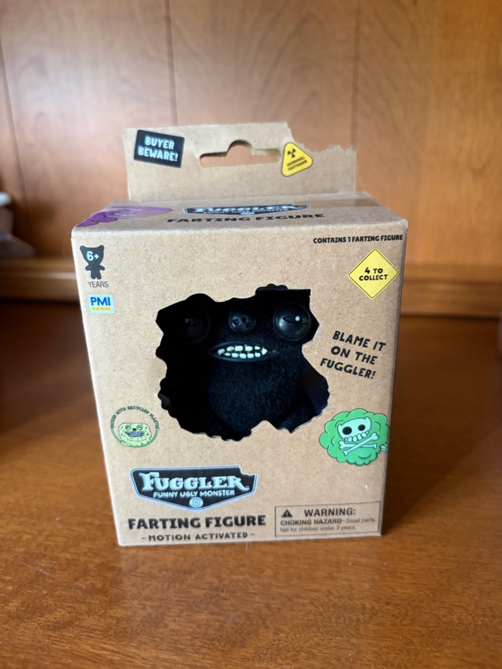 Fuggler Black Farting Figure Funny Ugly Monster by Fuggler